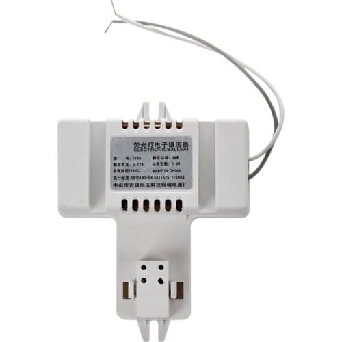 CY38 AC 220V 38W 0.19A White Shell 4 Pin 2D Tube Bulb Fluorescent Electronic Ballast