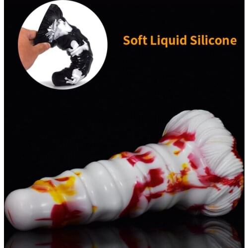 Huge Ass Fantasy Animal Dildo Soft Penis Sex Toy Female Vagina Anal Buttocks Masturbation Orgasm Massager Sucker Porn Products