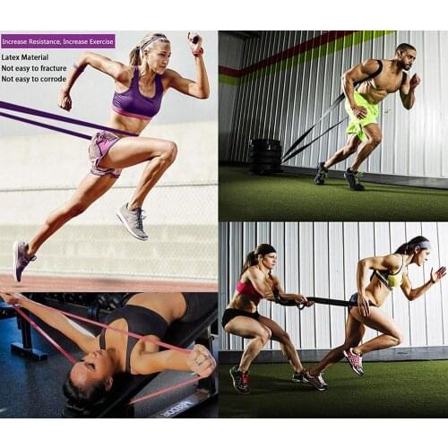 Fitness Rubber Bands Exercise indoor Resistance Band Unisex Yoga Elastic Bands Loop for Exercise Sports Equipment Outdoor