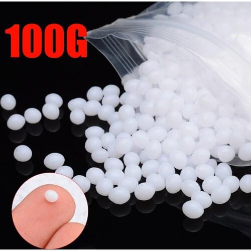 100g Mouldable Plastic Pellets DIY Thermoplastic PCL Plasticmake Modeling Clay Craft Handmade Eco-Friendly Polymorph Pellet