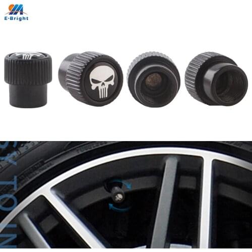 YMEBBRIGHT 4PCS Titanium alloy Automobile Valve Cap Covered Wheels Tire Decorate Wheel Car Accessories