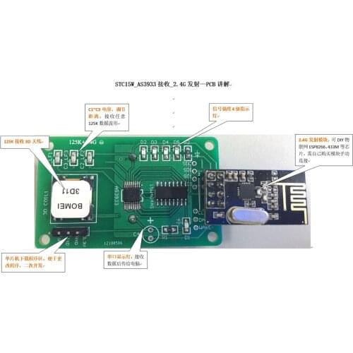 PKE 3933 125K 2.4G Module Internet of Things Campus Electronics Automotive Solution
