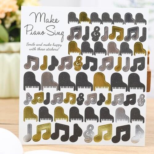 I love Music Notes Musical Instruments Stickers Piano Staff Stickers Planner Stickers Scrapbooking Cute Stickers Kawaii Stickers