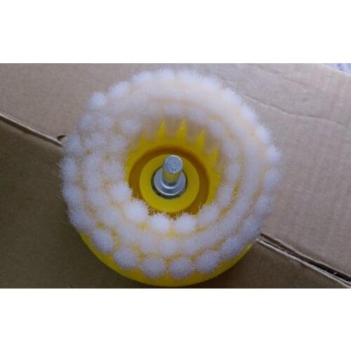 New 1pcs OD110mm Electric Drill Clean Brush for Fabric Sofa Carpet Leather Car interiors Cleaning A30