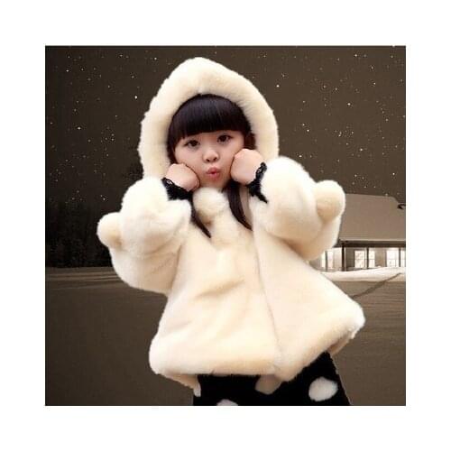 2020 new winter Girls Kids boys faux fur Thick plush jacket coat comfortable cute baby Clothes Children Clothing 20W