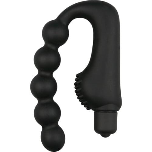 Silicone Anal Beads Type Anal Plug for Men G-point Prostate Vibration Massager Anal Vibrator Silicone Vibrating Butt Plug