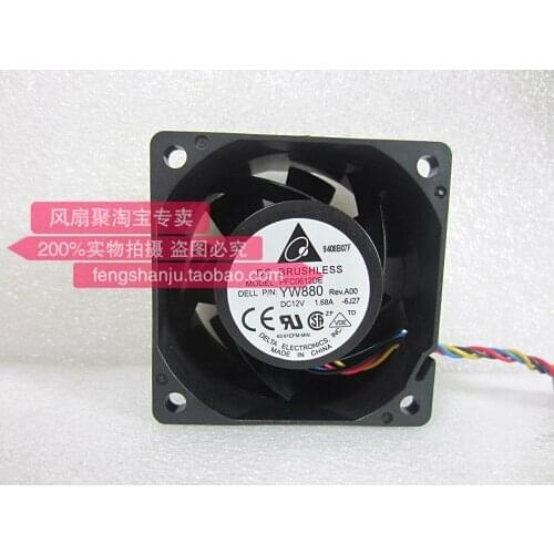 Brand new original 6cm 6038 pfc0612de 12V 1.68a super large air volume booster cooling fan