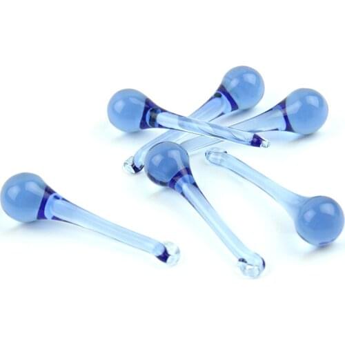16X60MM/20X80MM Lt.blue Raindrops Crystal Chandelier Parts Lamp Glass Hanging Pendants Crystal Beads Curtain Accessories