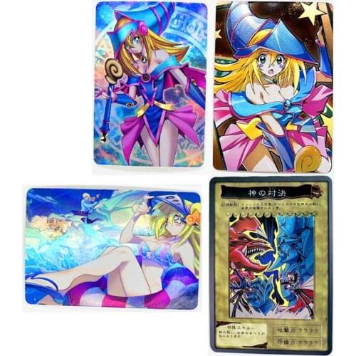 Yu Gi Oh Dark Magician Girl Acg Sexy DIY Toys Hobbies Hobby Collectibles Game Collection Anime Cards