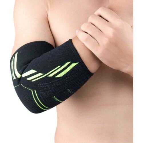 1PCS Breathable Elbow Brace Elastic Gym Sport Protective Pad Basketball Volleyball Tennis Arm Sleeve Elbow Brace
