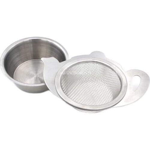 100 pcs Tea Strainer with Handle Mesh Infuser Container Holder for Teapot Mugs Cups Stainless Steel Loose Tea Brewing Tools