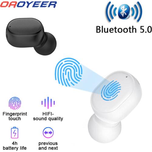 New Bluetooth 5.0 Earphone Mini Wireless Earphone in Ear with Mic Headset 3D Stereo Earbuds For Samsung Huawei Xiaomi AndroidIOS
