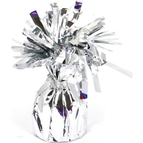 Foil Balloon Weight Silver/Gold/Black Balloons Gravity Block for Air Helium Balloon Birthday Table Centerpiece Decoration