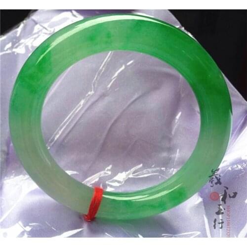 Emperor green jade, bracelet, ice, round bar, natural old pit jades bracelet
