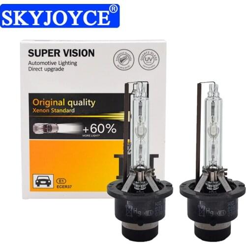 SKYJOYCE 35W HID Bulb D2S D4S Car Headlight Xenon Lamps For E63 E65 E46 E60 E85 E53 Golf 4 IV 12V 5500K Fast Bright Auto Lights