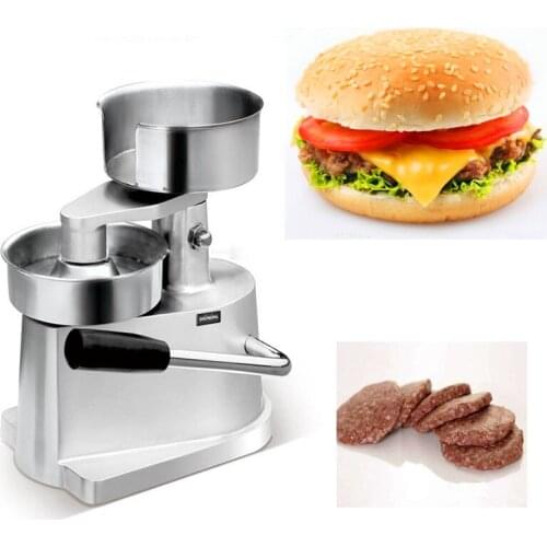 Small manual hamburger patty maker press machine