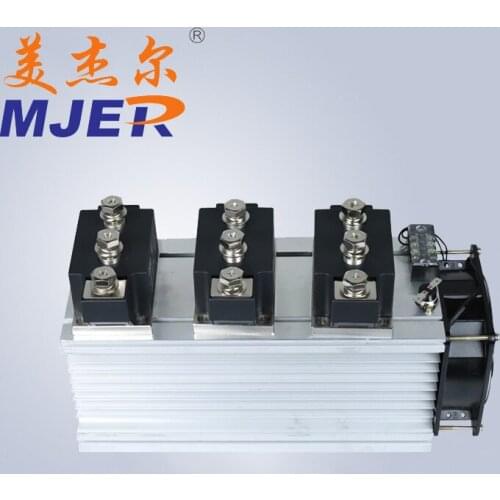MFC500A Thyristor Module Single phase Half Control Thyristor MFC500A1600V mfc 3pcs MFC+1pc radiator +1pc