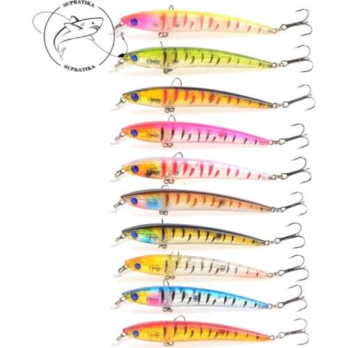 Swim bait Fishing Equipment 10Pcs/set 9cm/8g 6# With Sharp Hook 3D Eyes ABS Plastic Transparent Hard Bait Fishing Lures