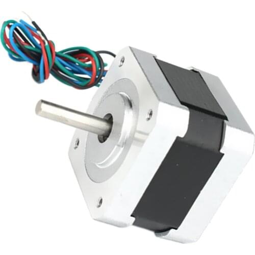 Mini Stepper Motor, Stepping Motor, 12V 0.4A 1.8 Degree, 4 Lead 42mm Body For Nema17 CNC/3D Printer