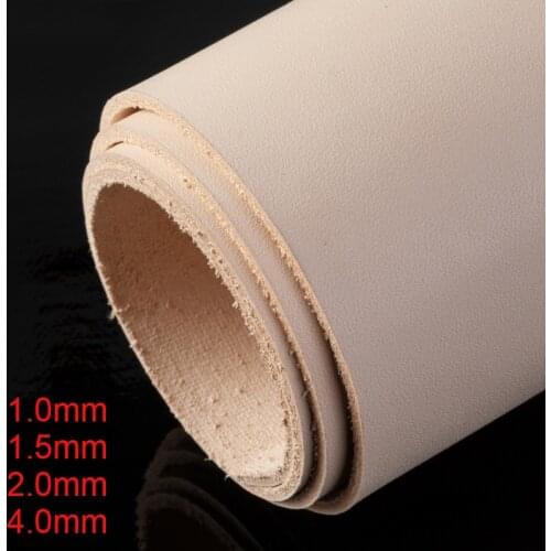 Genuine Leather Fabric Vintage Cowhide Vegetable Tanned Leather Crafts Real Cow Hide Tan Full Grain Pieces Strip for Sofa Shoe