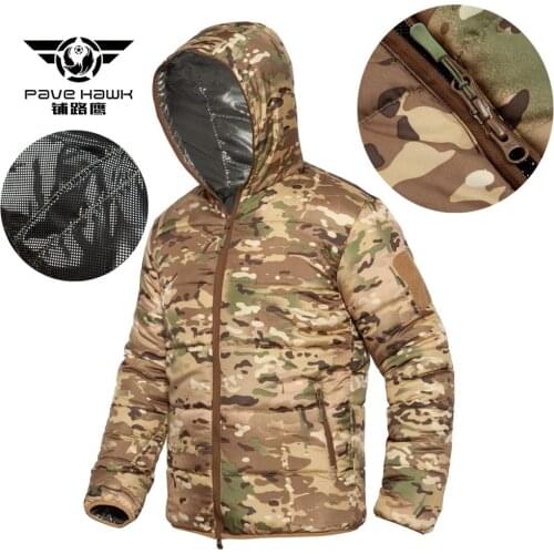 5XL Outdoor Tactical Camo Cotton Clothes Autumn Winter Hooded Windproof Warm Coat Riding Hiking Sports Thermal Military Jacket