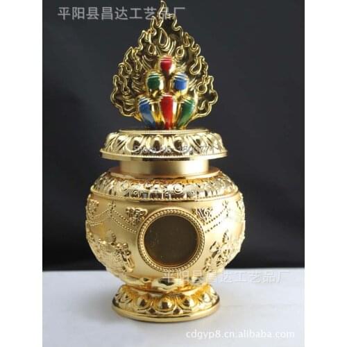 Large Mani treasure vase Fortuna town house misfortunes auspicious Buddhist supplies can be installed hidden enrichment