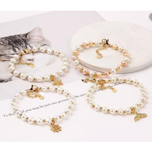 Pearls Bracelets Women Adjustable Natural White Freshwater Baroque Pearls Beads Bracelet Men Mermaid Charm Bangle Handmade Gifts