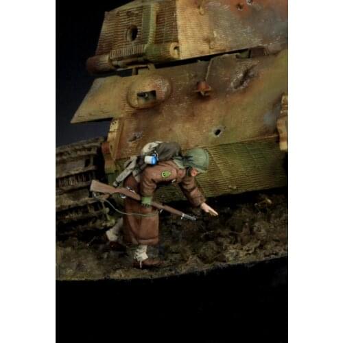 1/35 Resin Figure Model kits us Unassambled Unpainted C655