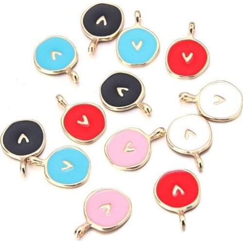 10pcs/lot 18*25mm Lightning moon Alloy Dripping Oil Pendants for DIY Handmade Jewelry Necklace Accessories dg4a