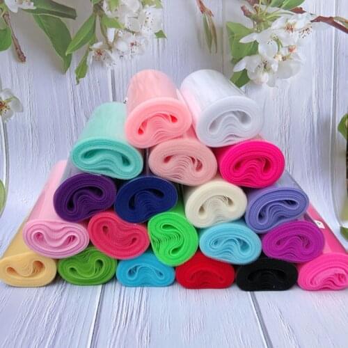15cm*22m Tulle Roll Organza Fabric Spool Tutu Girl Dress Gift Baby Shower Wedding Party Decoration Birthday Party Supplies