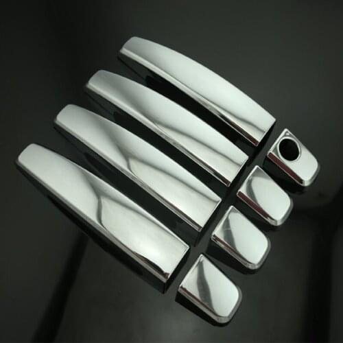 8Pcs/Set ABS Chrome Car Door Handle Cover Doors Protection Trim Sticker for Chevrolet Trax 2011 - 2017 Accessories Parts