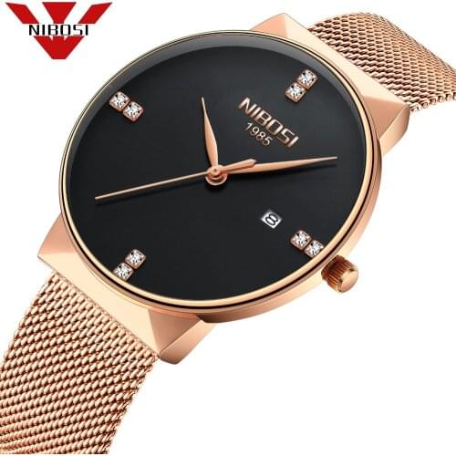 NIBOSI Mens Watches Top Brand Luxury Waterproof Date Quartz Watch Man Sport Wrist Watch Men Waterproof Clock Zegarek Damski