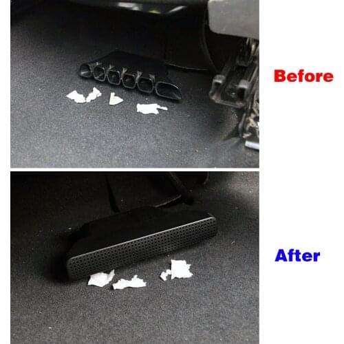 For Ford Focus MK3 2010-2019 Under Seat Floor AC Heat Air Conditioner Vent Outlet Grille Protective Cover Car Interior Part