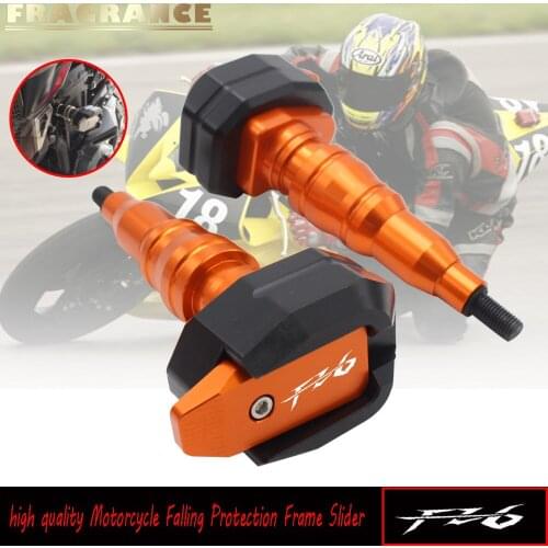For YAMAHA FZ6 FAZER 2006 FZ 1 2006-2015 2014 slider moto Falling Protection Frame Slider Fairing Guard Anti Crash Pad Protector