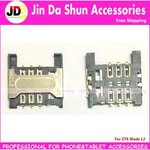 For ZTE Blade L2 for ZTE Many Models Universal Sim Card Reader Socket Inner Sim Holder Tray Slot Connector Replacement Parts