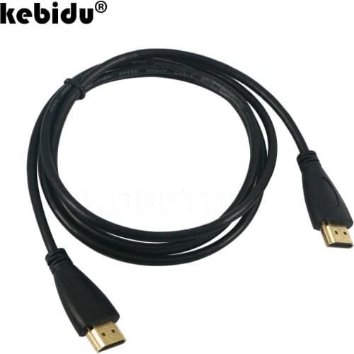Kebidu HDMI-compatible Cable Male-Male HD 1080P High speed Gold Plated Plug 1.4 V 1.5M for HD LCD HDTV For XBOX for PS3