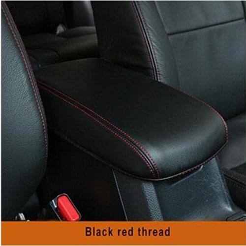 Super fiber Leather Car Armrest Cover Pad Console Arm Rest Pad Accessories For 2016 2017 2018 Toyota RAV4 RAV 4