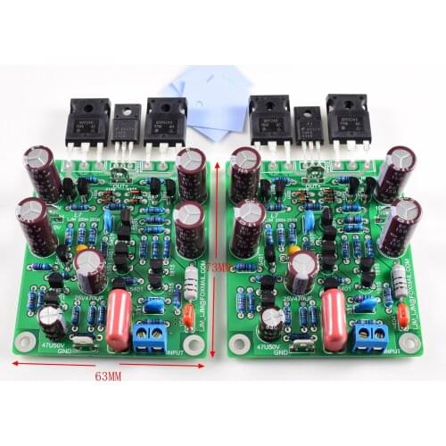 L7 MOSFET high-speed field effect tube power audio amplifier dual channel