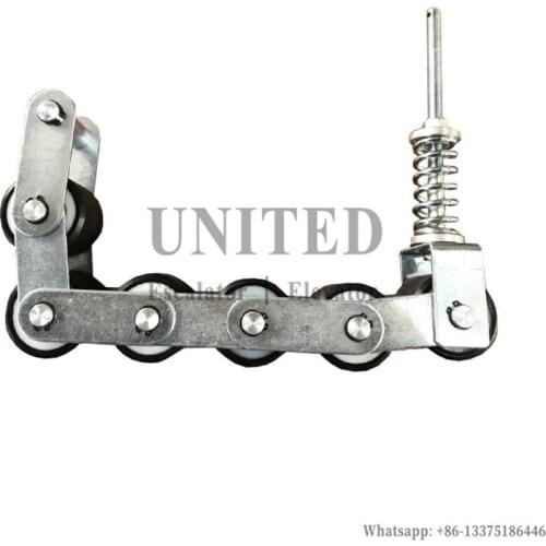 UNITED Escalator Belt Chain 9 Rollers Pitch 70mm XAA332X18 Plate L70mm Roller OD60mm W55mm Bearing 6202