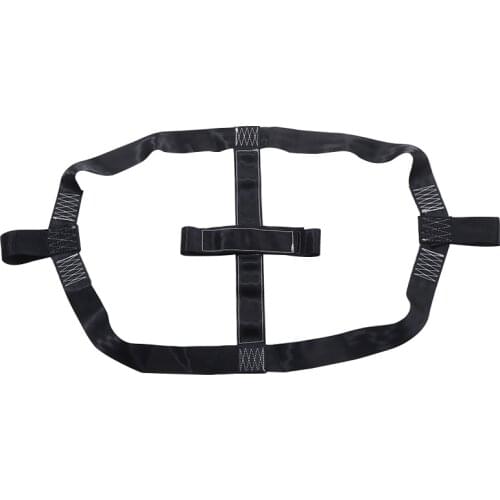 Mayitr 1pc Motorcycle Scooter Transport Tie-Down Motorbike Rear Wheel Webbing Strap Safety Band Holder Tool