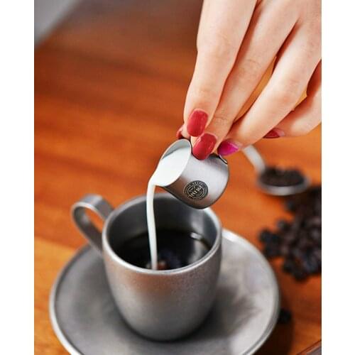 60/90/150ml Mini Stainless Steel Milk Frothing Pitcher Espresso Coffee Barista Latte Cappuccino Milkjug Cream Cup Frothing Jug