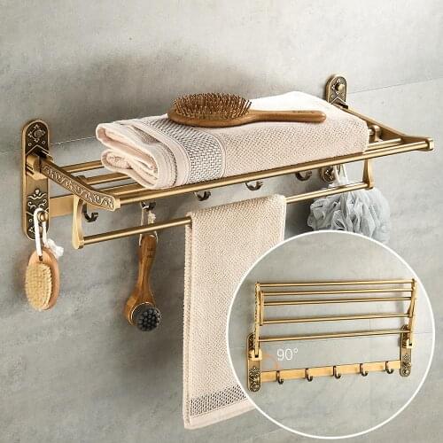 Bathroom Accessories Set Brass Antique Bathroom Shelves Towel Bar Toilet Paper Holder Soap Holder Toilet Brush Holder