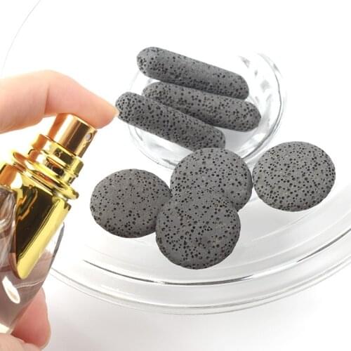 Natural Volcanic Lava Essential Oil Perfume Diffuser Beads for Jewelry Making DIY Necklace Bracelet Earrings Jewelry Accessories