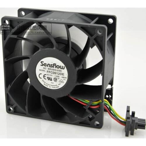 New original FFC0912DE 9038 12V 1.50A 9CM powerful cooling fan industrial fan