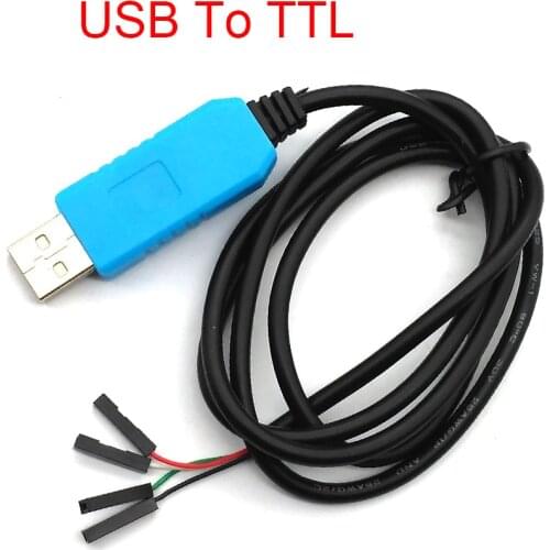 PL2303TA USB To TTL RS232 Module Upgrade Module USB To Serial Download Cable Blue