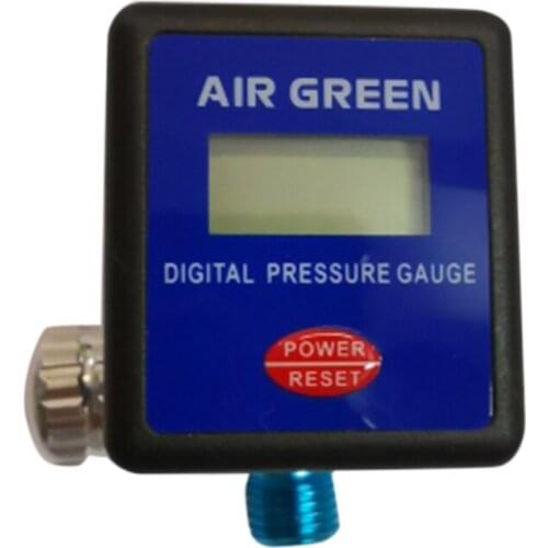 Spray Tool Pressure Regulating Gauge LCD Digital Display Air Pressure Meter Air Pressure Gauge Spray Tool Pressure Gauge