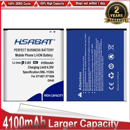 HSABAT GK40 Replacement Accumulator 4100mAh for MOT1609BAT M0T1609BAT Battery for MOTOROLA MOTO G4 PLAY XT1600 XT1609 XT1607