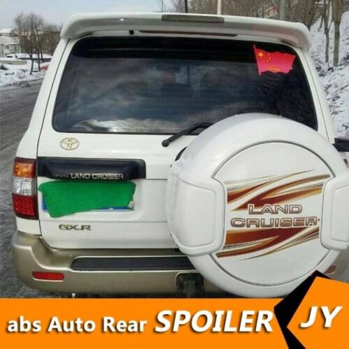 For Toyota land cruiser 2003-2007 FJ90 FJ100 spoiler High Quality ABS Material Car Rear Wing Primer Color Rear Spoiler
