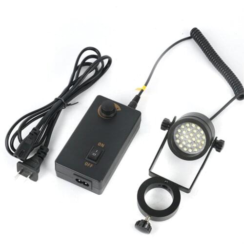 Agnicy Stereo Microscope Side Light Source Fill Light Oblique Light Source 28 LED Adjustable Auxiliary Light Source