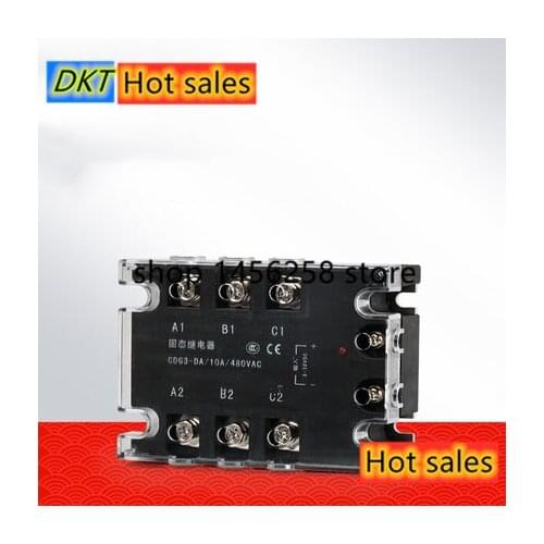 SSR 10DA/25DA/40DA/60DA DC Steuer AC Drei Phase Solid State Relais 480VAC 3-32VDC